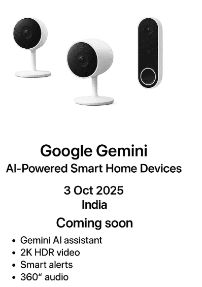 Google Gemini AI-Powered Smart Home Devices