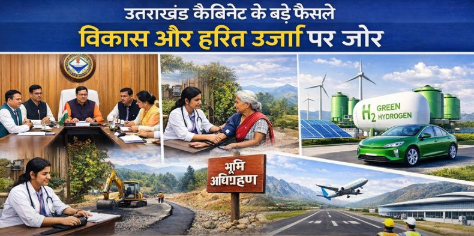 उत्तराखंड कैबिनेट ने विकास और हरित ऊर्जा को गति देने वाले बड़े फैसले लिए