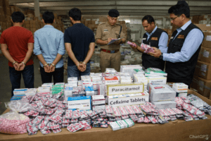 राज्य में नकली दवाओं के बड़े सिंडिकेट का भंडाफोड़, तीन आरोपी गिरफ्तार