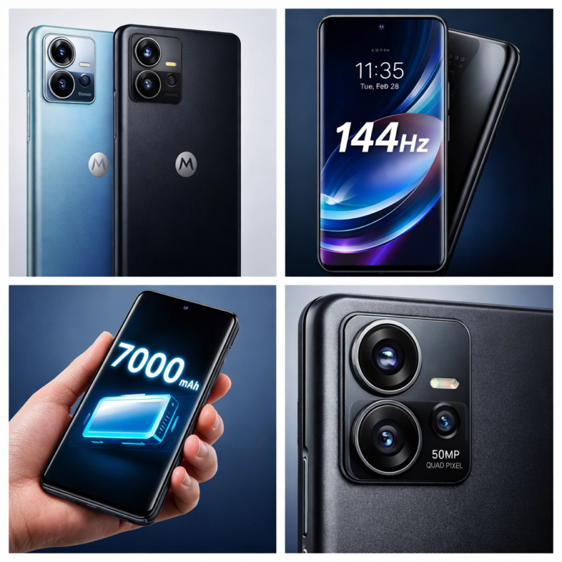Moto Edge 70 Fusion भारत में लॉन्च — 7000 mAh बैटरी और 144Hz डिस्प्ले के साथ प्रीमियम स्मार्टफोन पेश