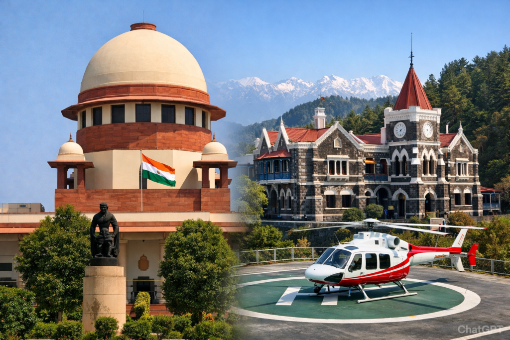 सुप्रीम कोर्ट का उत्तराखंड हाईकोर्ट को निर्देश: हेलिपैड मामले की याचिका पर शीघ्र निर्णय