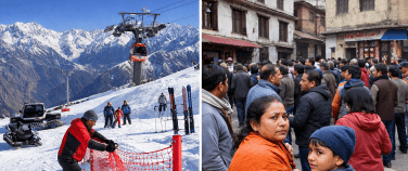 औली में विंटर स्पोर्ट्स आयोजन की तैयारी तेज, प्रशासन जुटा अंतिम रूप देने में