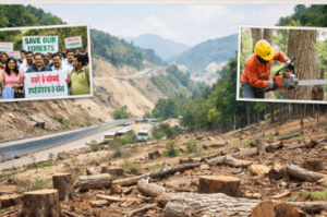 पर्यावरण मुद्दा – 83,000 से अधिक पेड़ों की कटाई पर विवाद