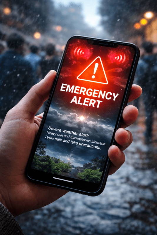 उत्तराखंड में Emergency Alert से मचा हड़कंप: मोबाइल पर तेज बीप के साथ मिला मौसम अलर्ट, जानिए पूरा माजरा