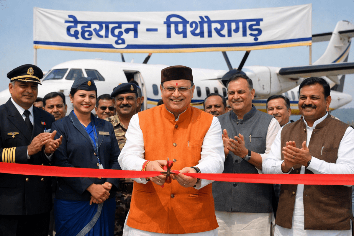 देहरादून-पिथौरागढ़ फ्लाइट सेवा शुरू, पहाड़ के तीन जिलों को मिलेगा सीधा फायदा