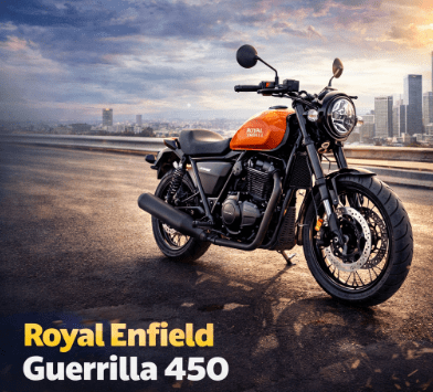 दमदार फीचर्स के साथ लॉन्च हुई नई Royal Enfield Guerrilla 450