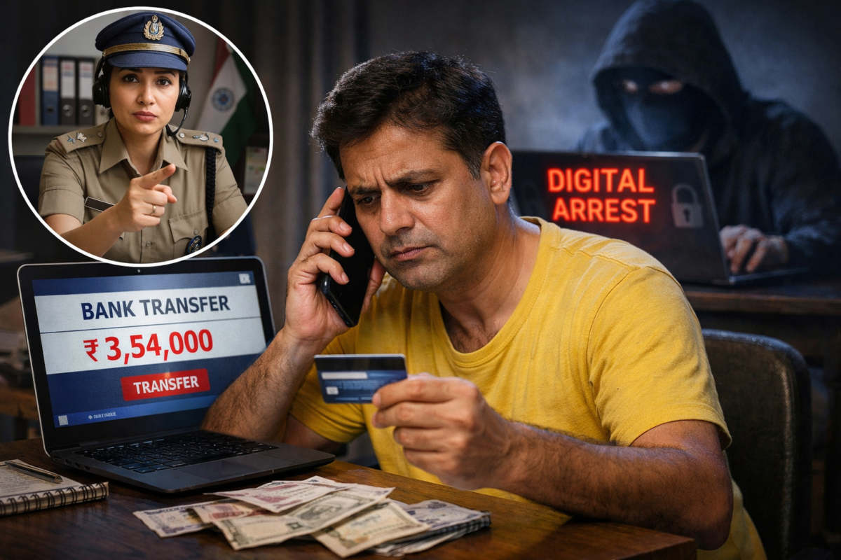 अल्मोड़ा में साइबर ठगी का नया तरीका: तीन दिन तक “डिजिटल अरेस्ट” में रखकर 3.54 लाख रुपये ठगे