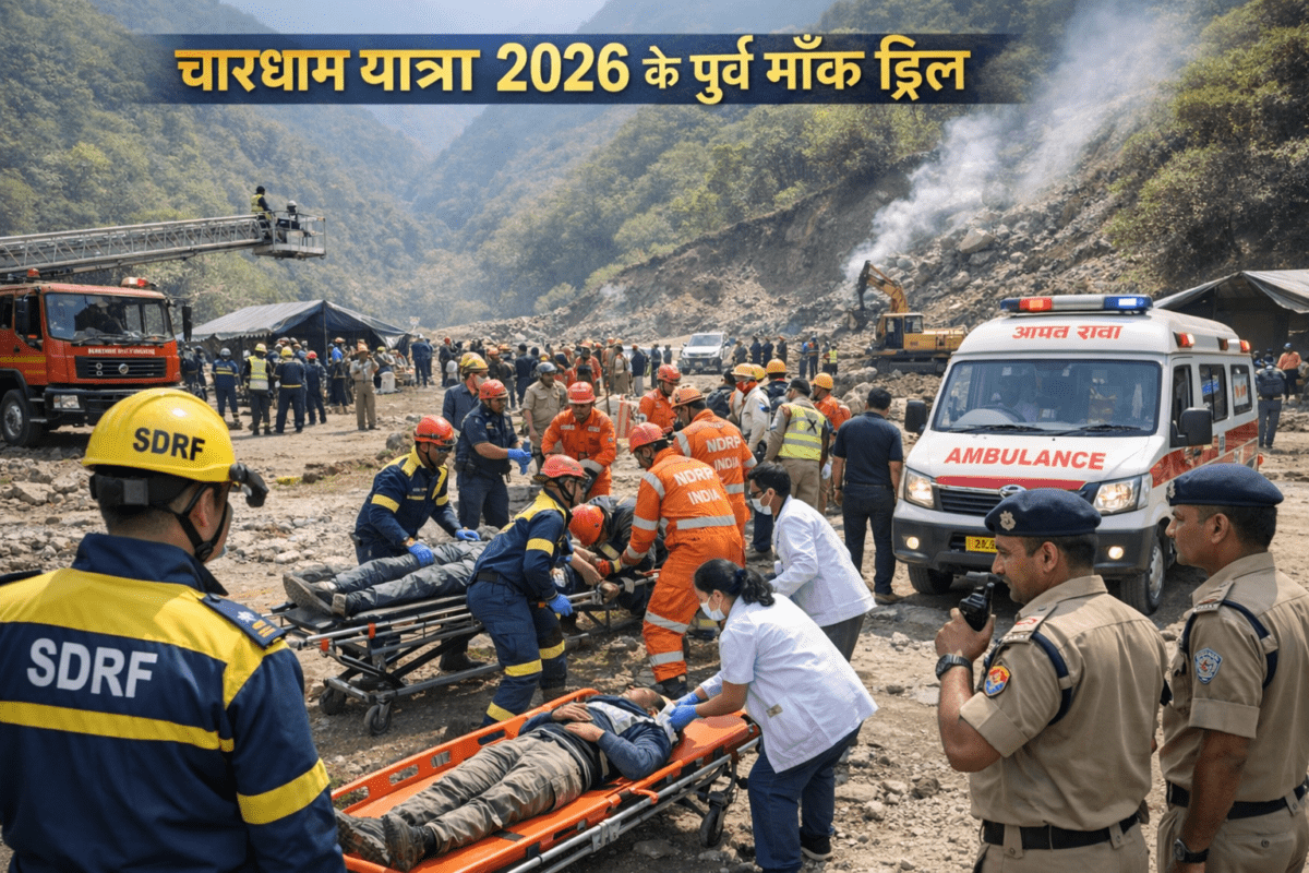 चारधाम यात्रा 2026: आज मॉक ड्रिल, तैयारियां तेज, मार्गों की मरम्मत में तेजी