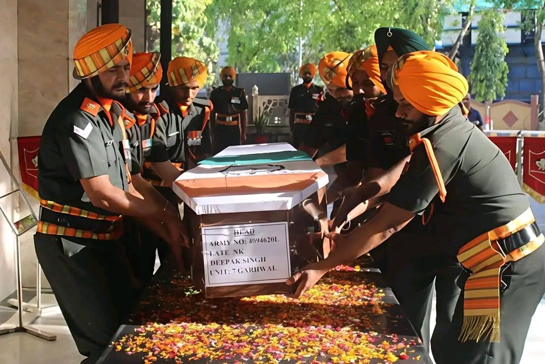 यमकेश्वर के पलेल गांव के जवान दीपक सिंह राणा शहीद, पूरे क्षेत्र में शोक की लहर