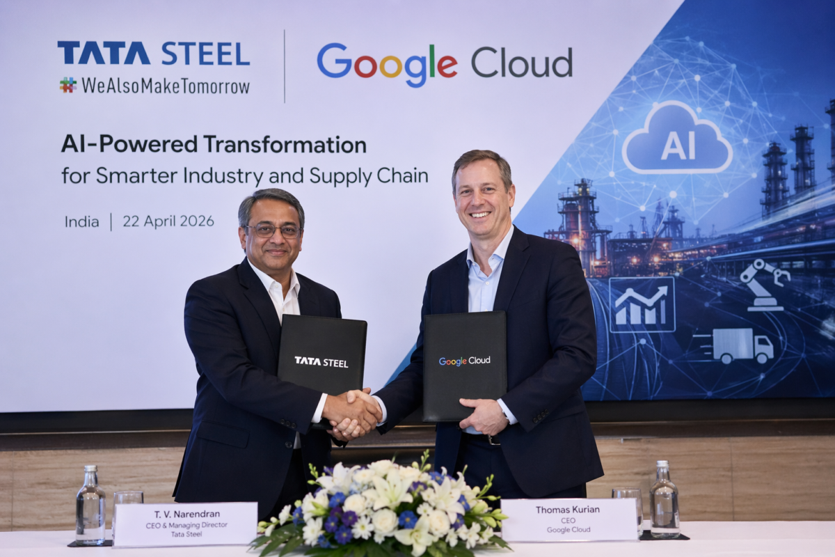 भारत में टेक और AI सेक्टर में बड़ा कदम, Tata Steel और Google Cloud की साझेदारी से औद्योगिक क्रांति की शुरुआत