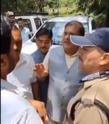 पोखरी में बड़ा राजनीतिक बवाल: यूकेडी कार्यकर्ताओं ने भाजपा प्रदेश अध्यक्ष महेंद्र भट्ट का घेराव, कर्णप्रयाग हिंसा और बदहाल सड़कों पर फूटा आक्रोश